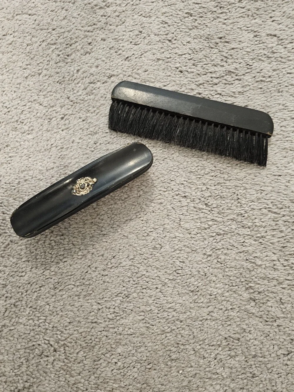 Vintage  Pocket Hair & Beard Brush - Gentle Natural Bristles
